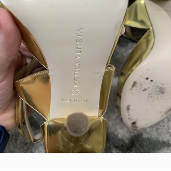 Bottega gold heels - Picture 4 of 6